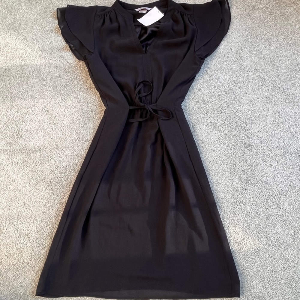 H&M new with tags black dress with tie